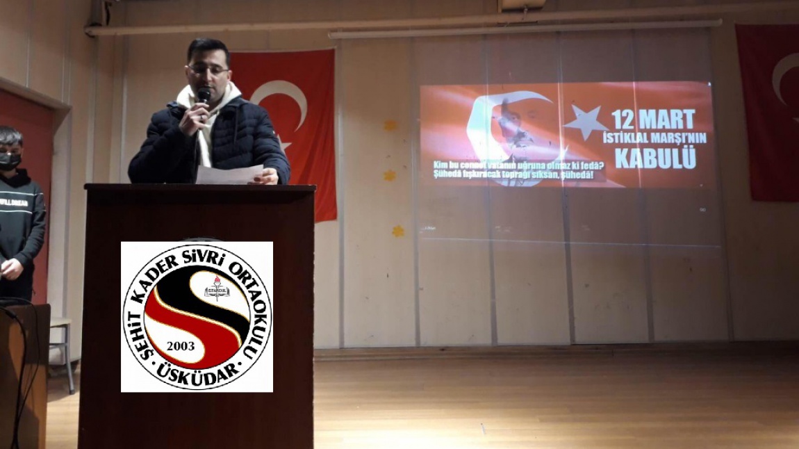 12 Mart İstiklal Marşının Kabulü Anma  Programı Konferans Salonunda Yapıldı